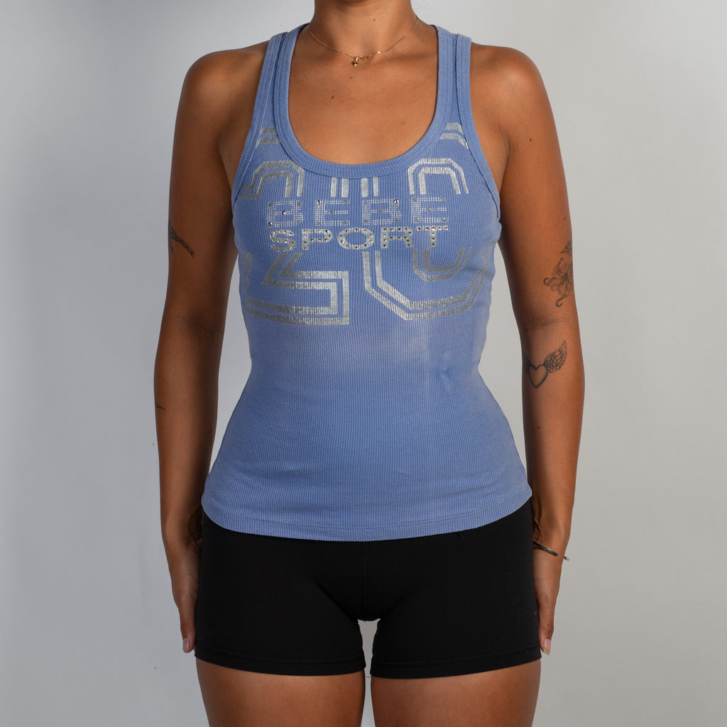 PURPLE COTTON TANK TOP