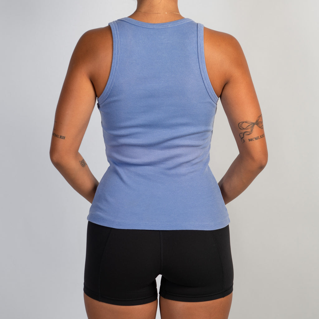 PURPLE COTTON TANK TOP