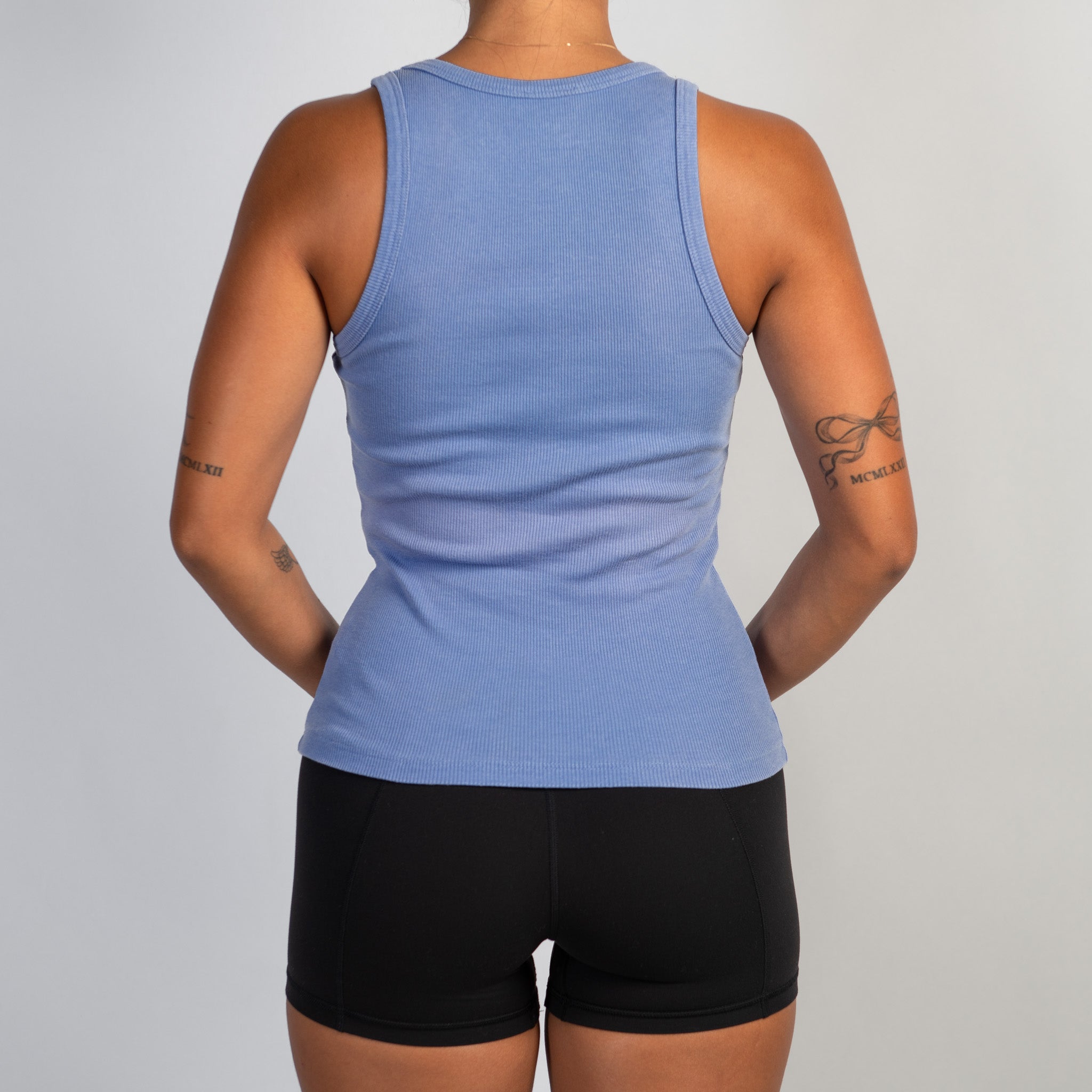 PURPLE COTTON TANK TOP