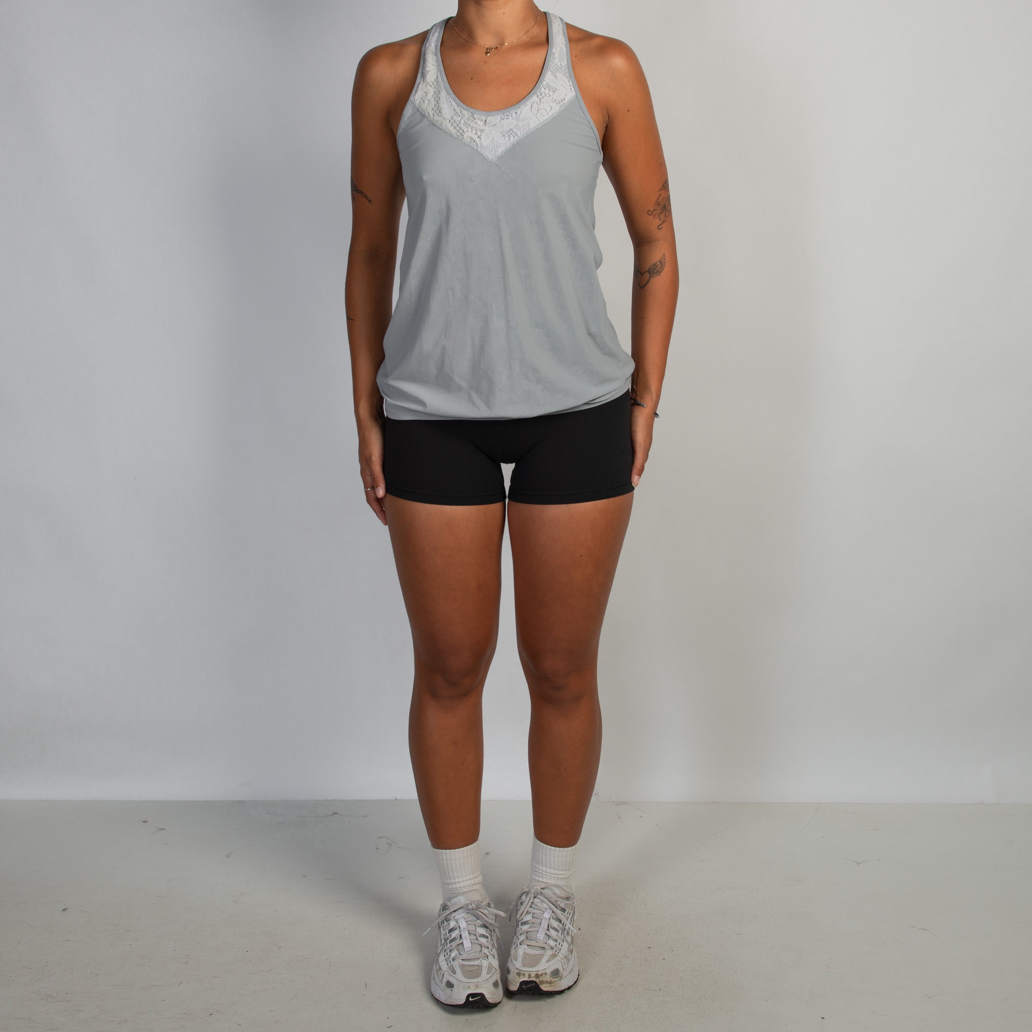 GREY ACTIVE TANK TOP