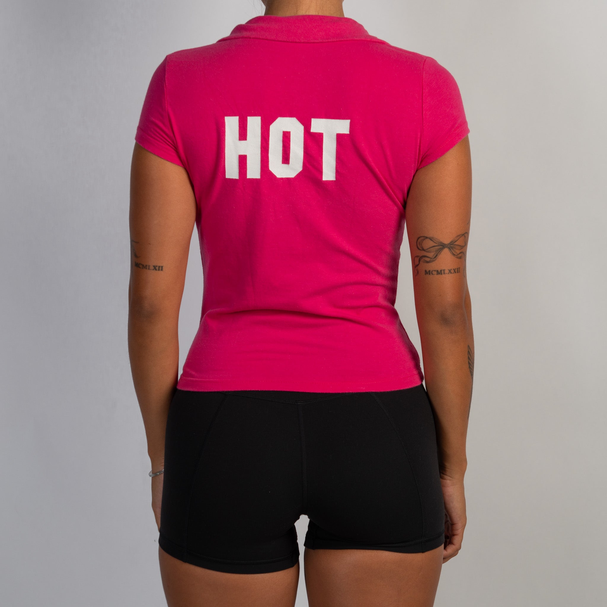 HOT PINK COTTON POLO