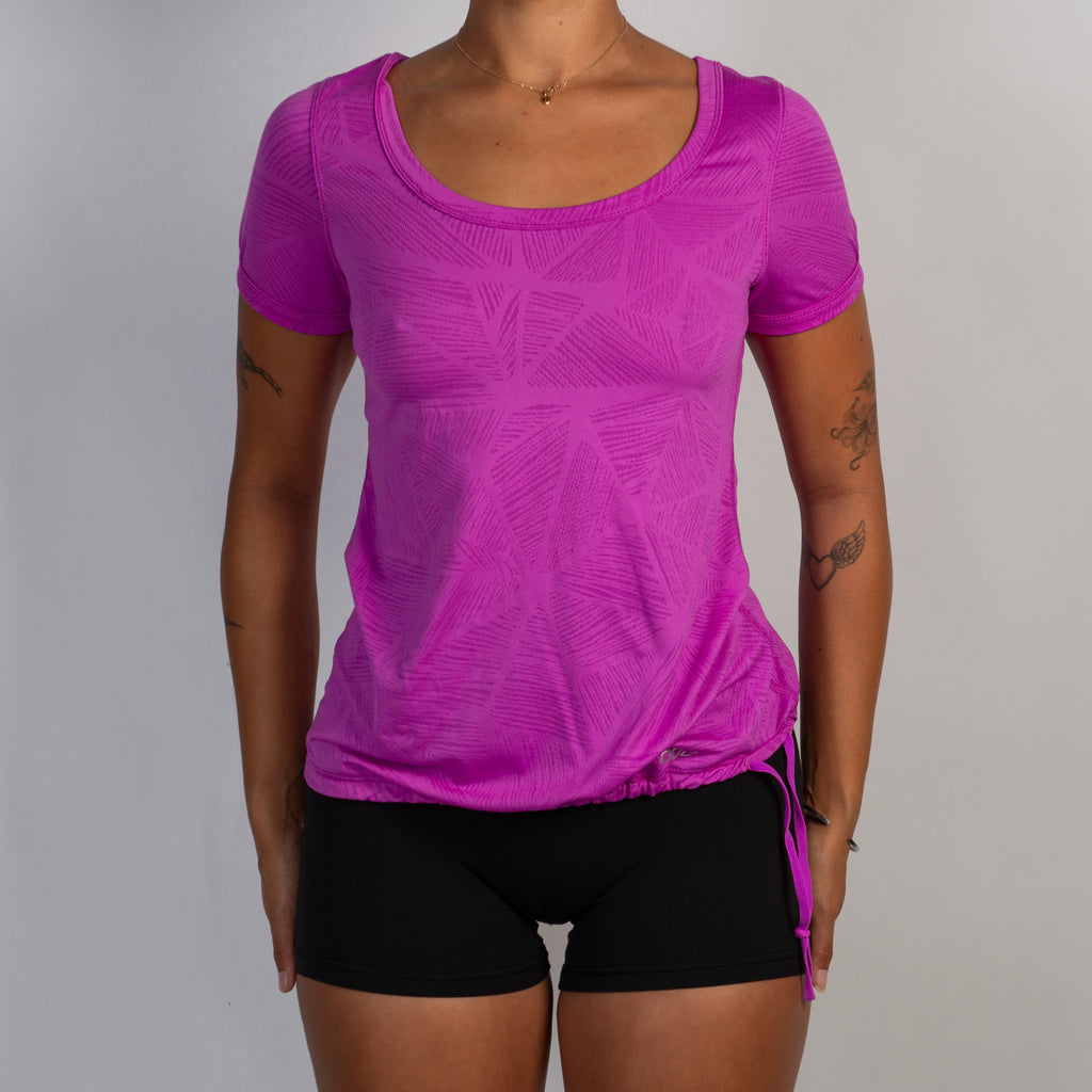 FUSHCIA ACTIVE TEE