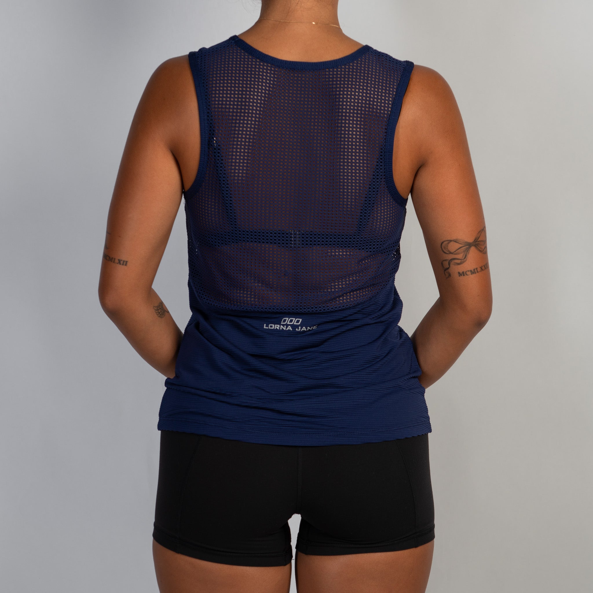 NAVY ACTIVE TANK TOP