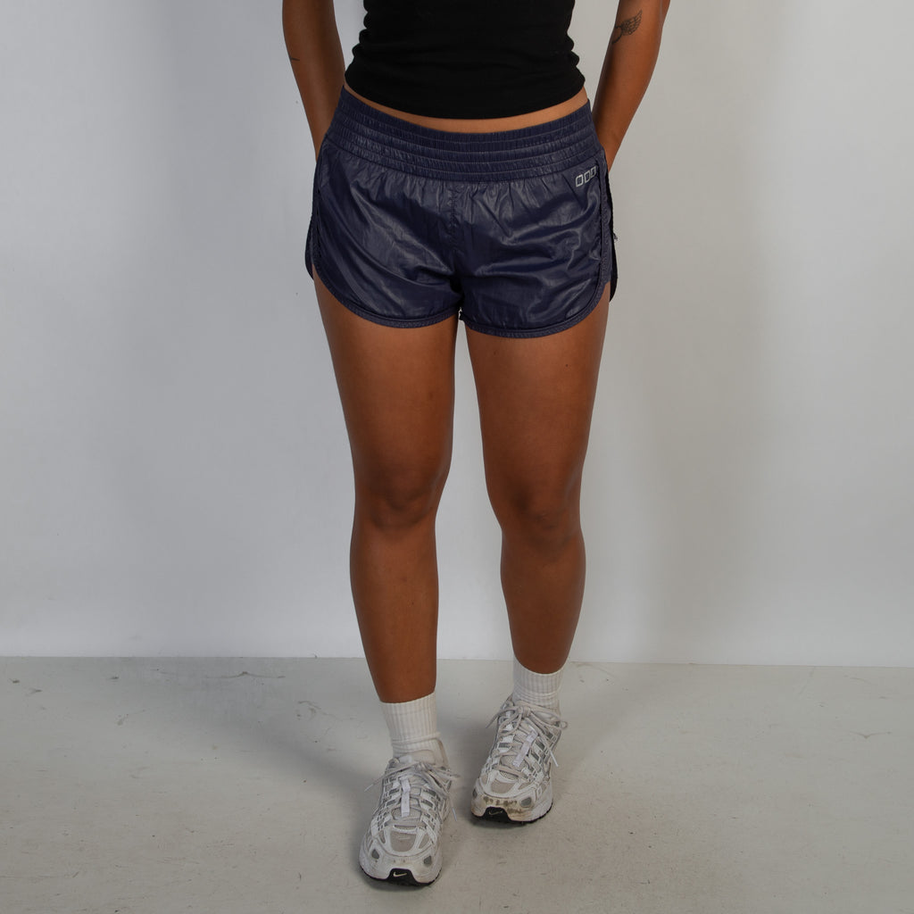 NAVY SPRAY SHORTS