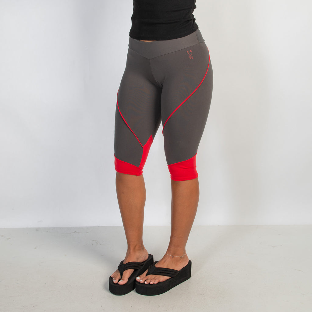 KHAKI CAPRI TIGHTS