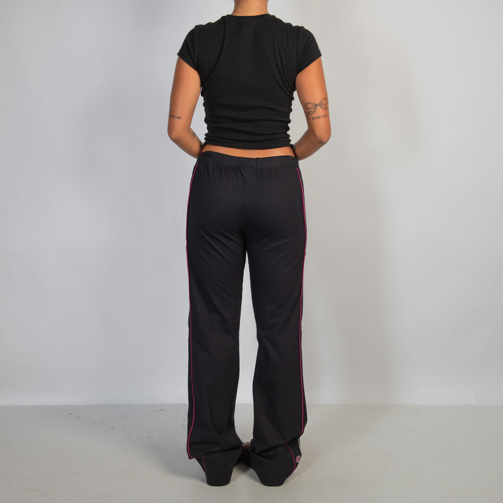 BLACK BOOTCUT LOUNGE PANTS