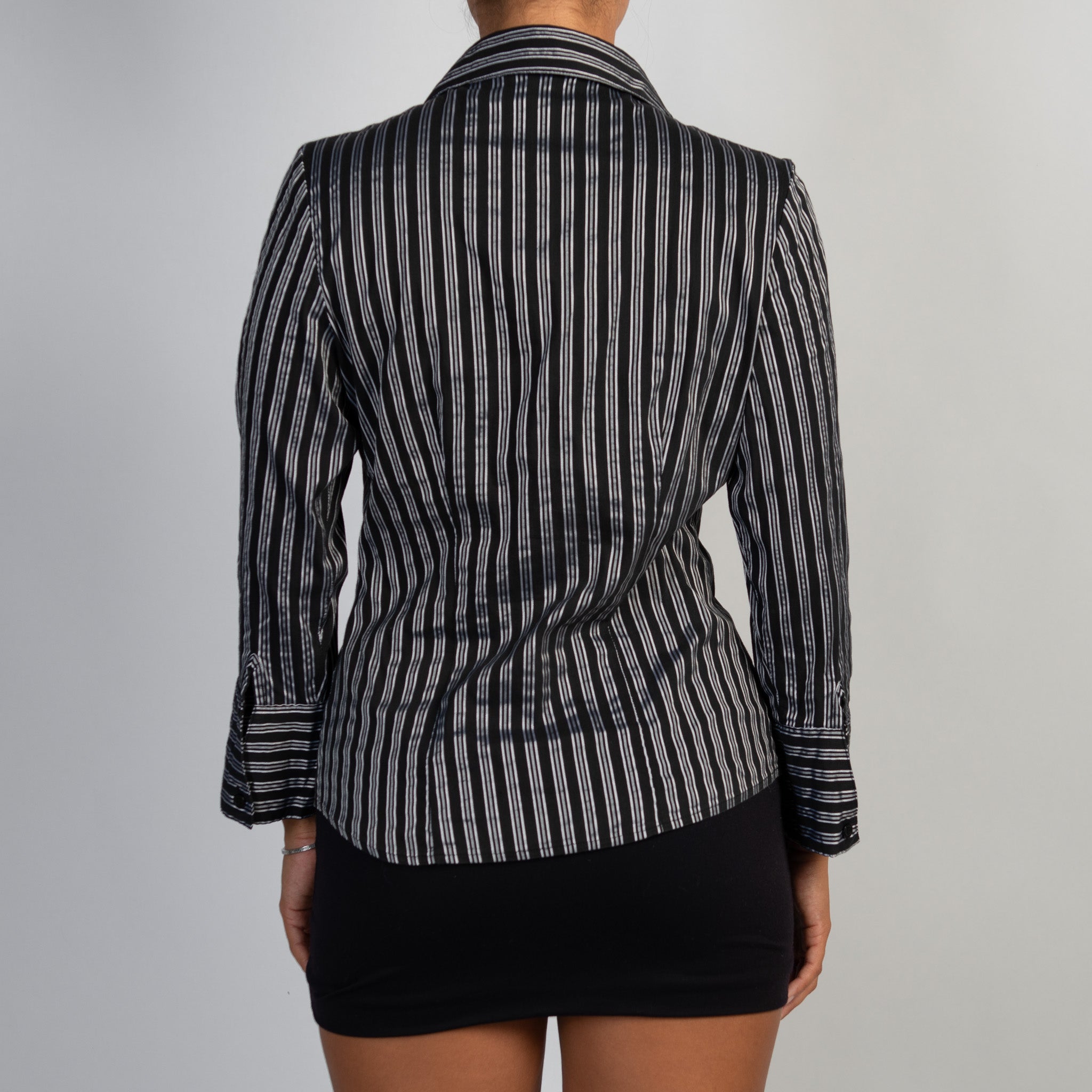 BLACK STRIPE BLOUSE