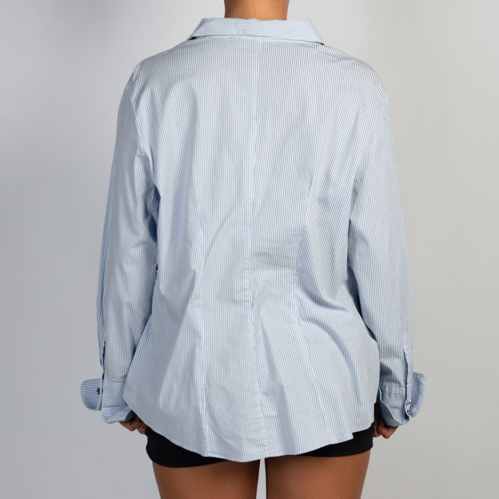 BLUE STRIPE BLOUSE