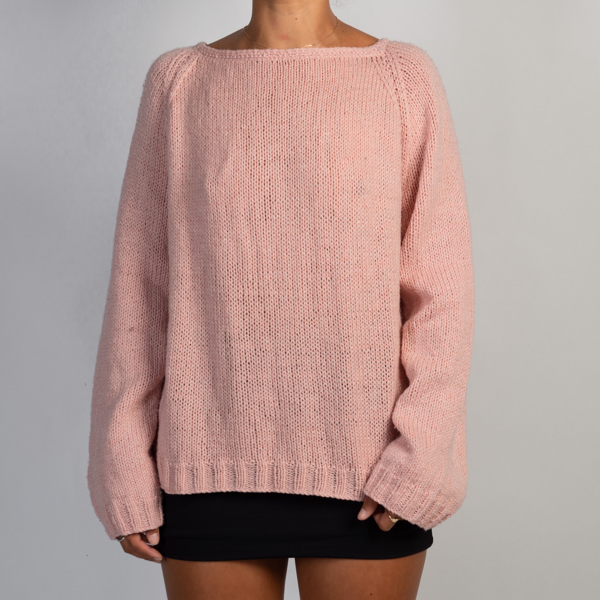 PINK KNIT SWEATER