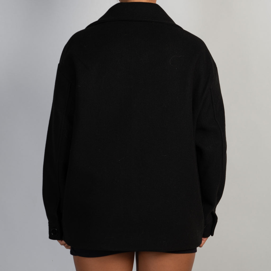 BLACK FELT JACKET
