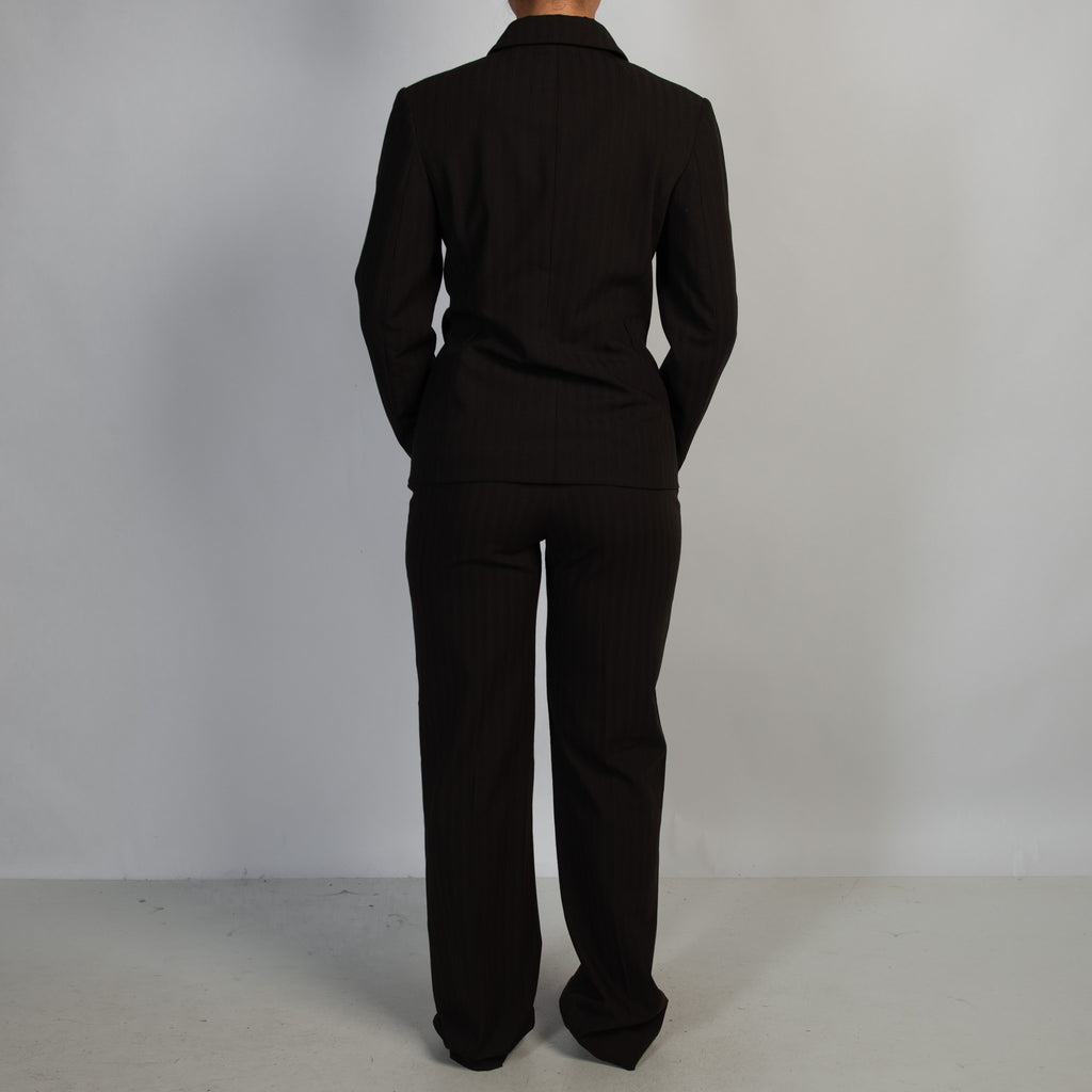 PINSTRIPE WOOL SUIT SET