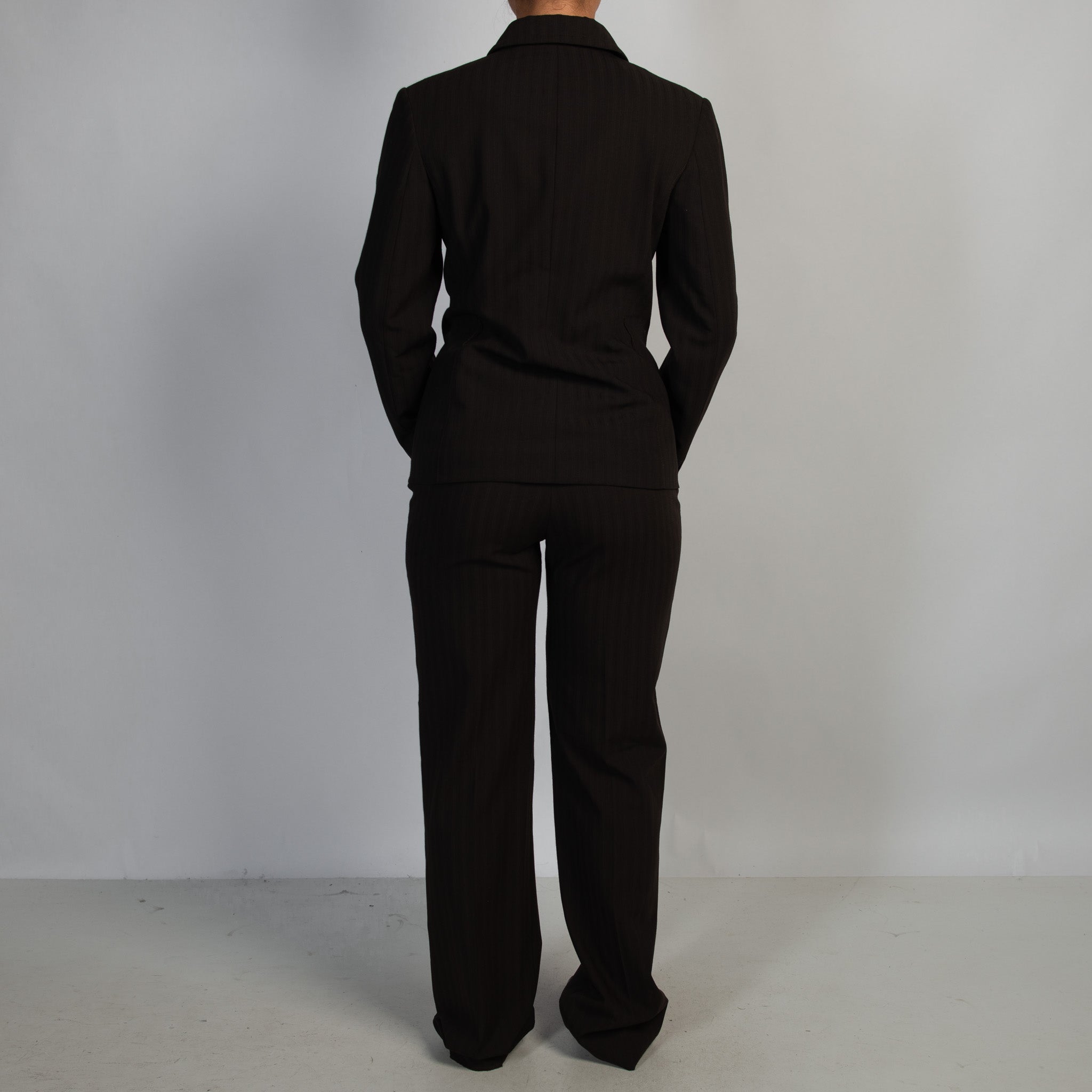 PINSTRIPE WOOL SUIT SET