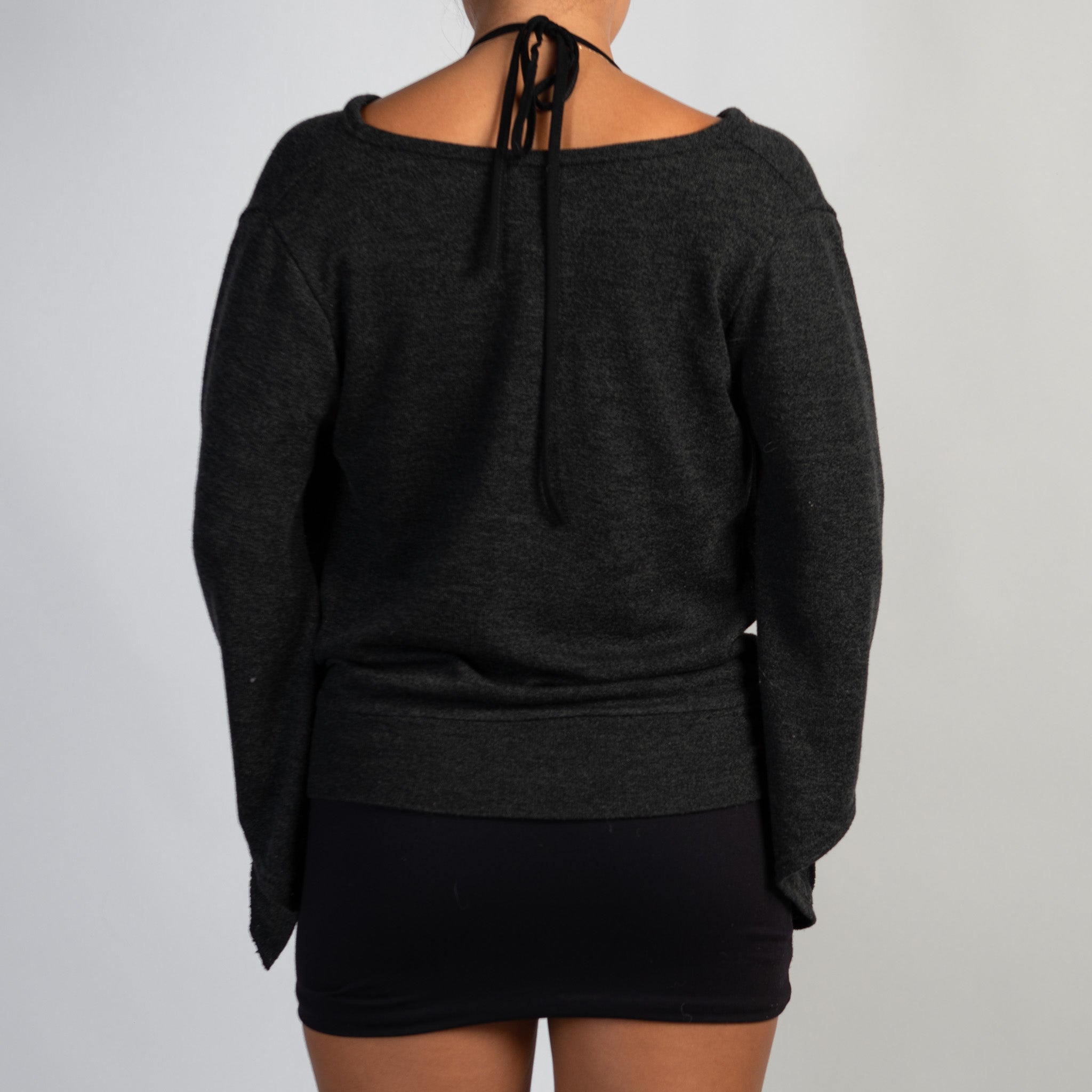 CHARCOAL LAYERED TOP