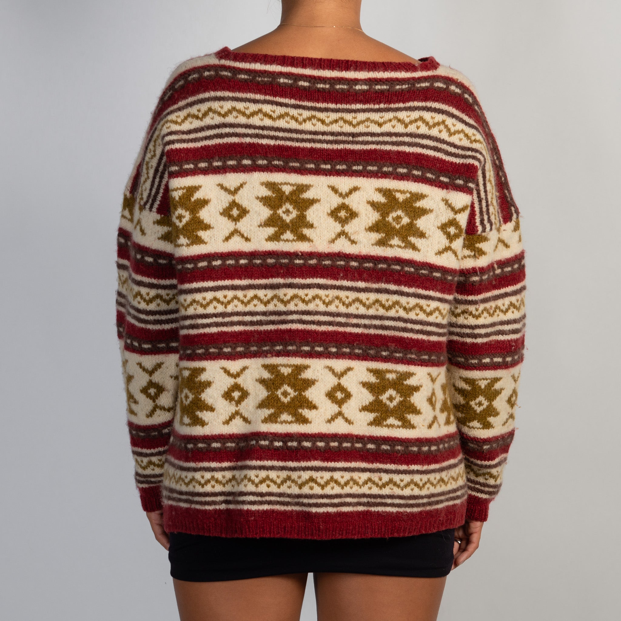 AZTEC WOOL CARDIGAN