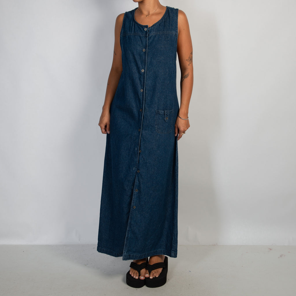 DENIM MAXI DRESS