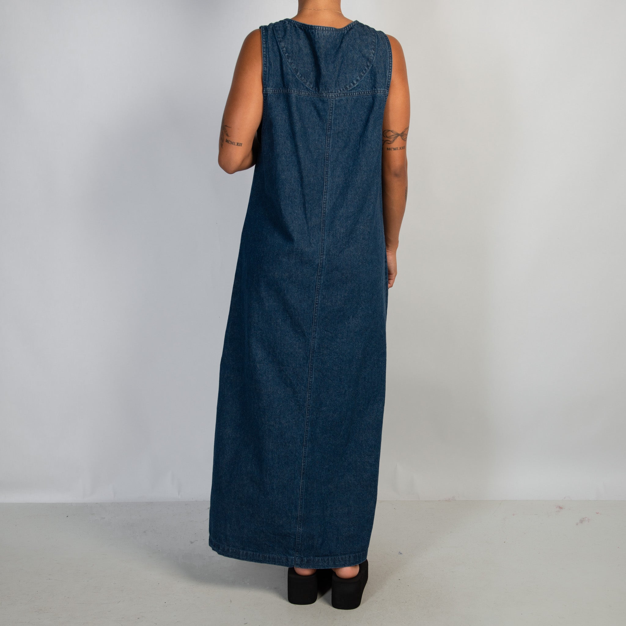 DENIM MAXI DRESS