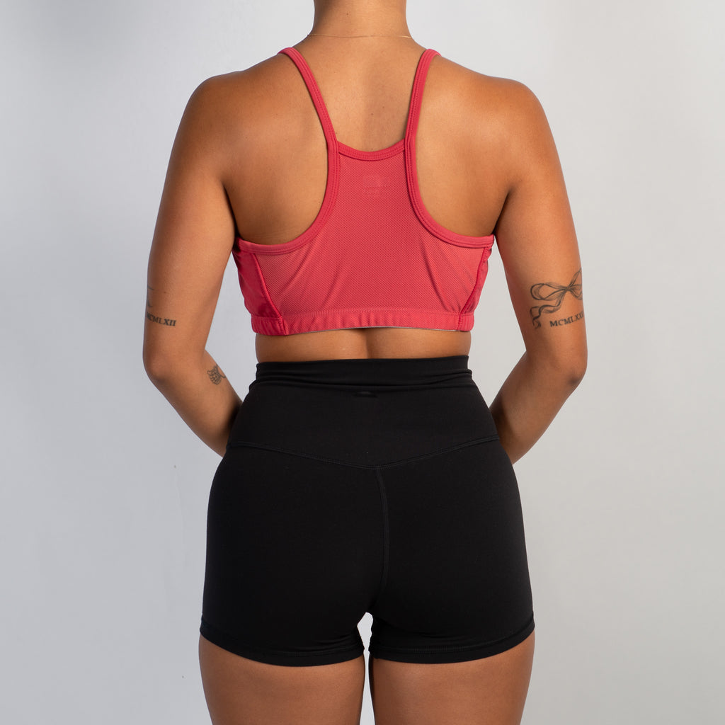 PINK NIKE SPORTS BRA