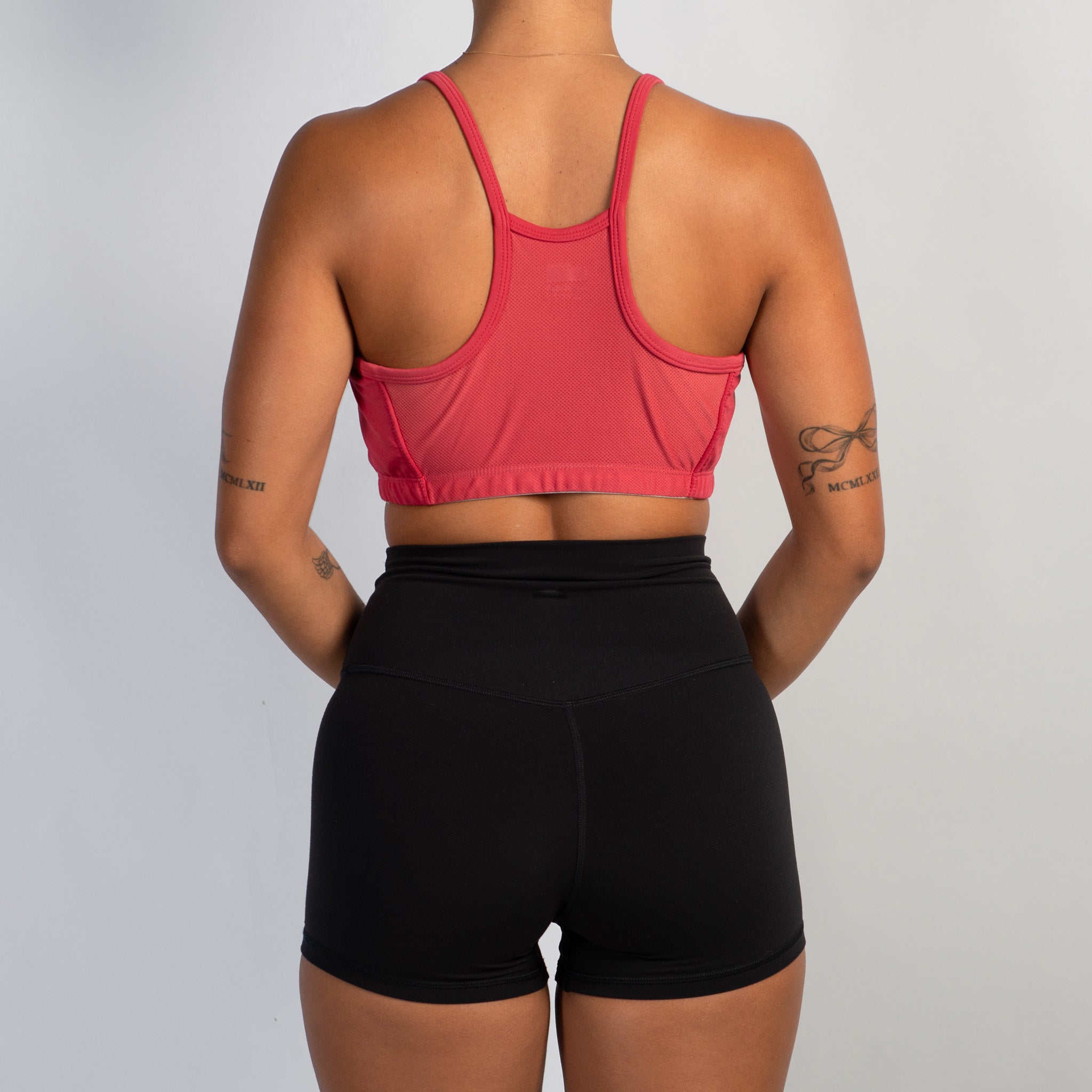 PINK NIKE SPORTS BRA