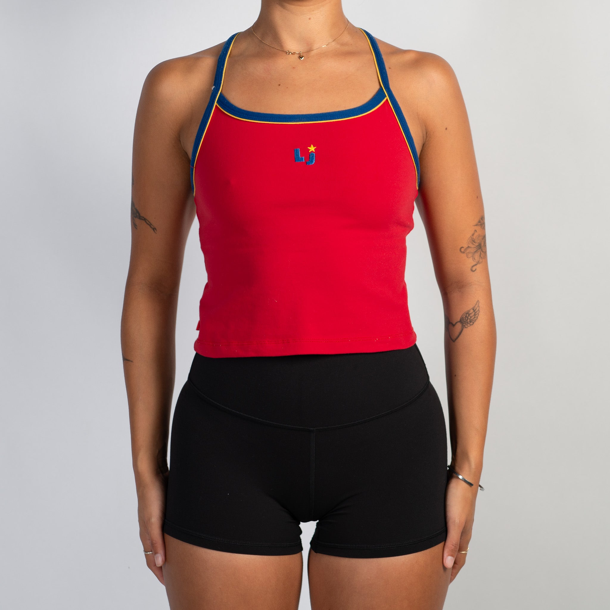 RED ACTIVE TANK TOP