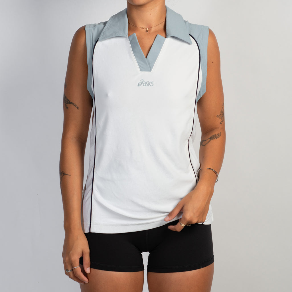 SLEEVELESS POLO SHIRT