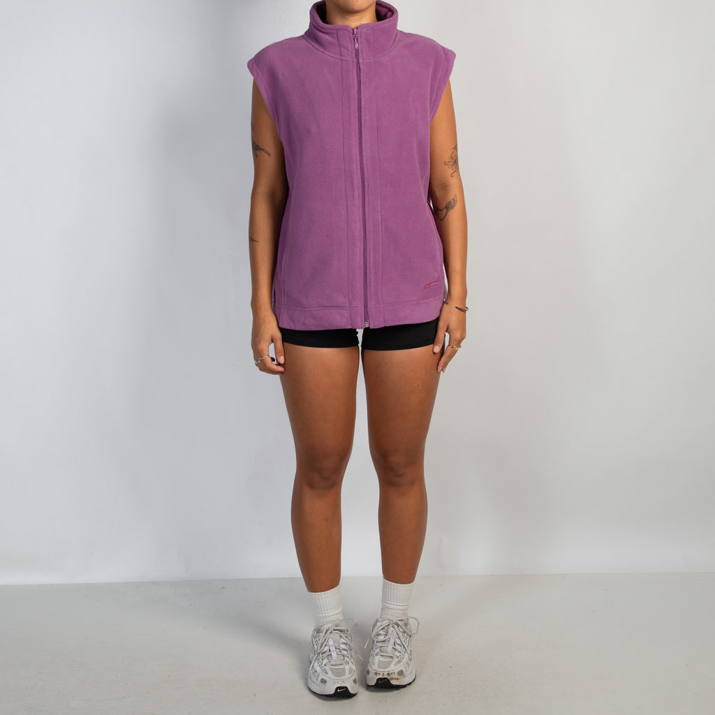 PURPLE FLEECE GILET