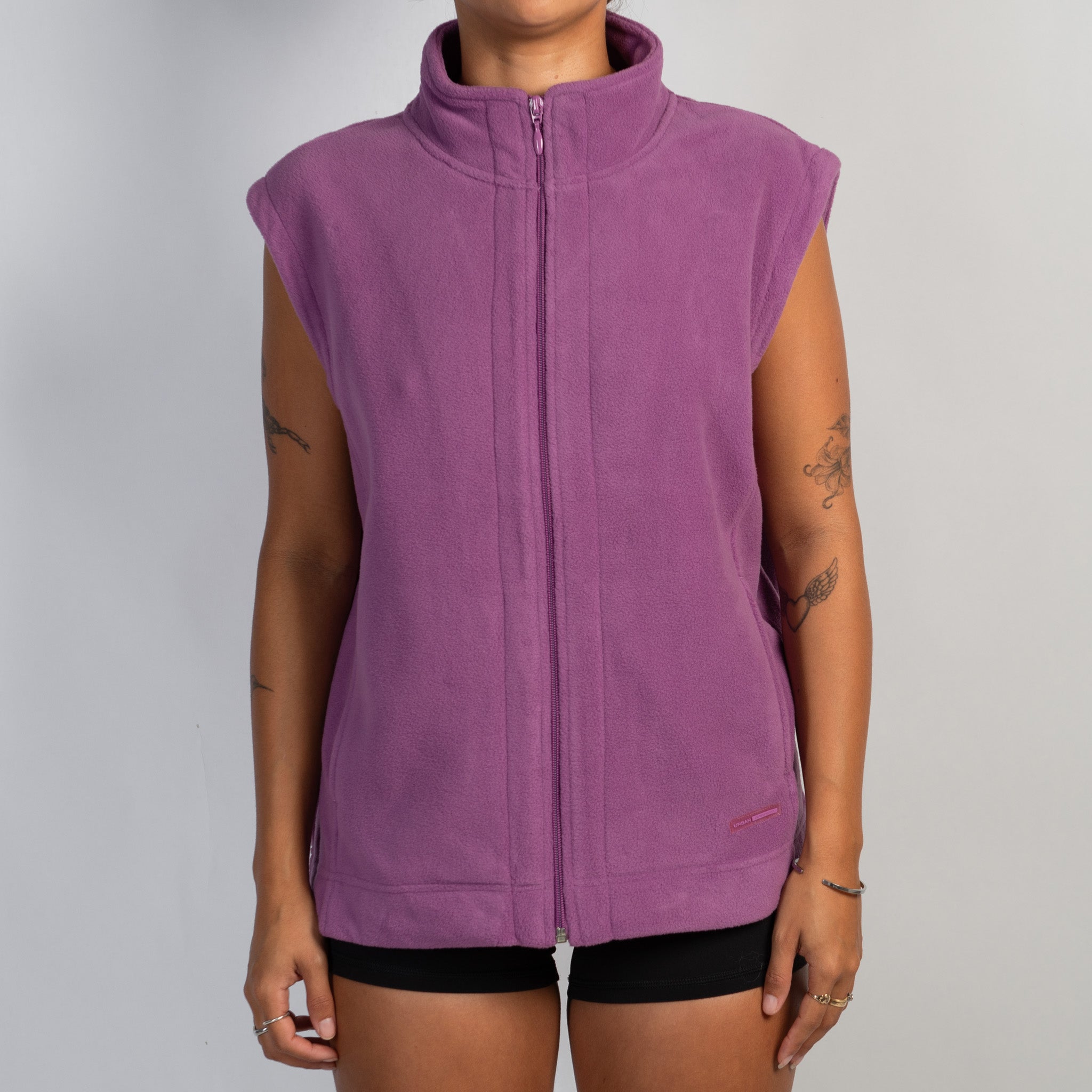 PURPLE FLEECE GILET