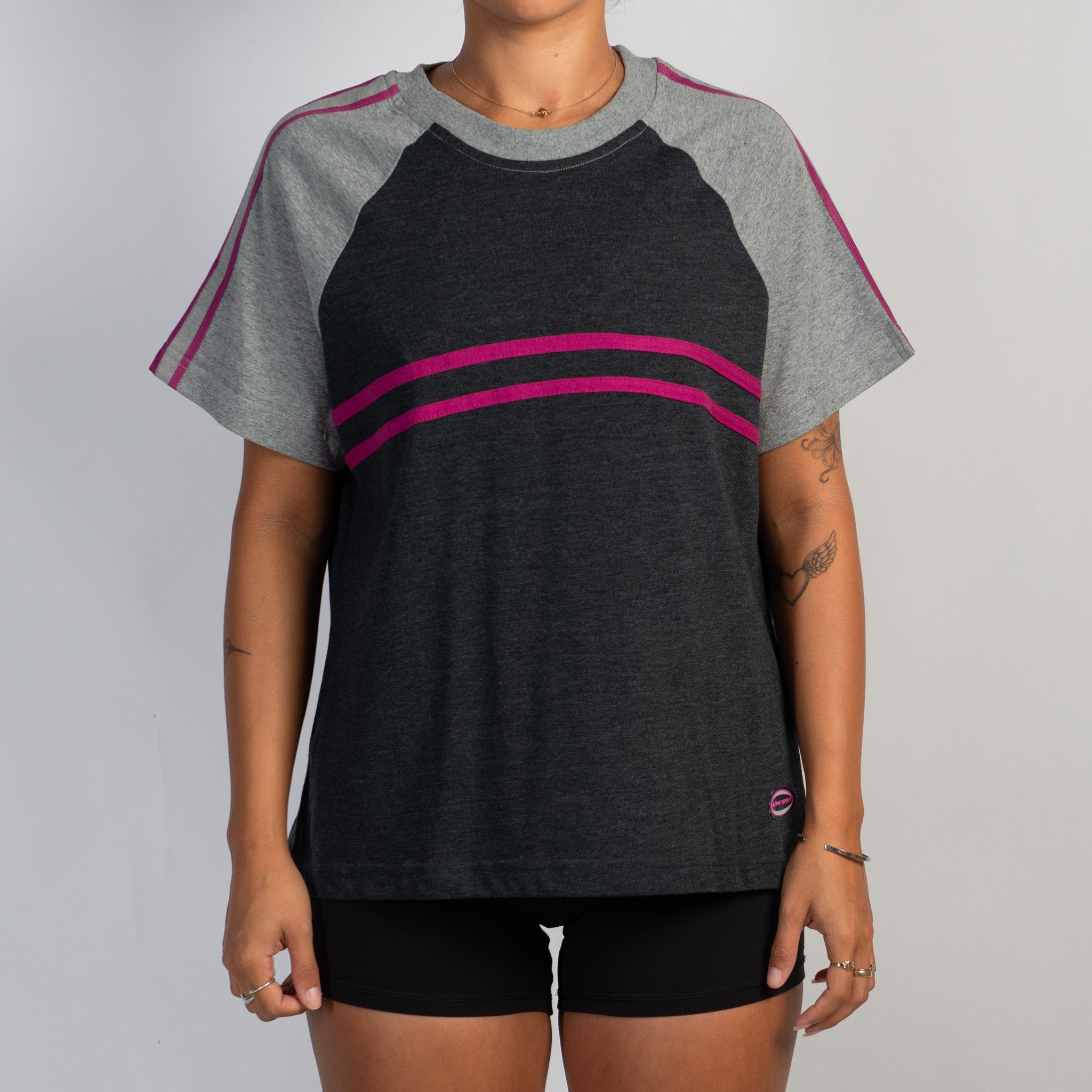 GREY RAGLAN TEE