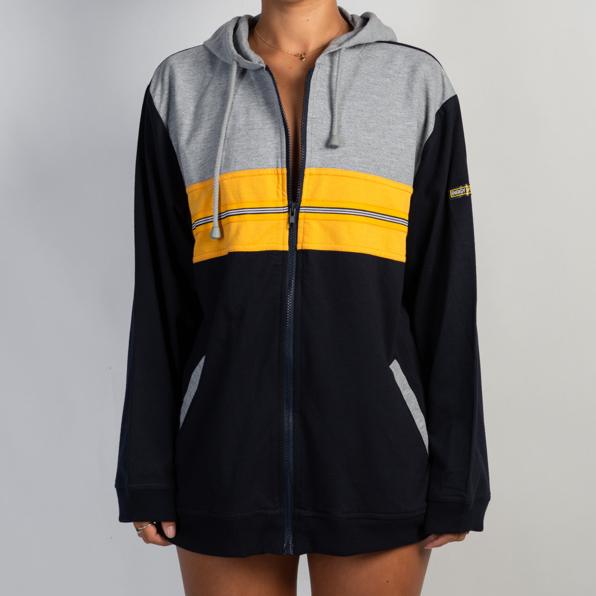 PANEL ZIP HOODIE JACKET