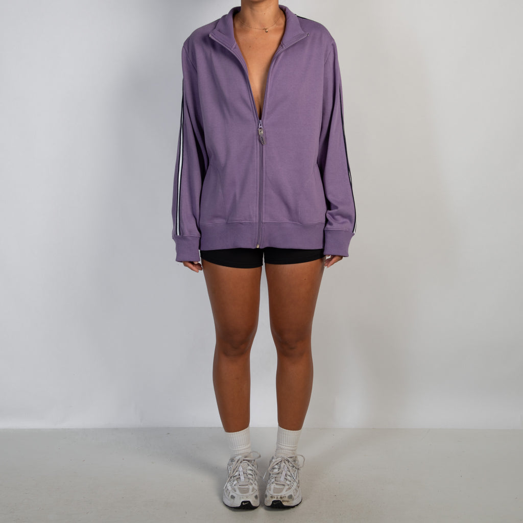 PURPLE FLEECE ZIP JACKET