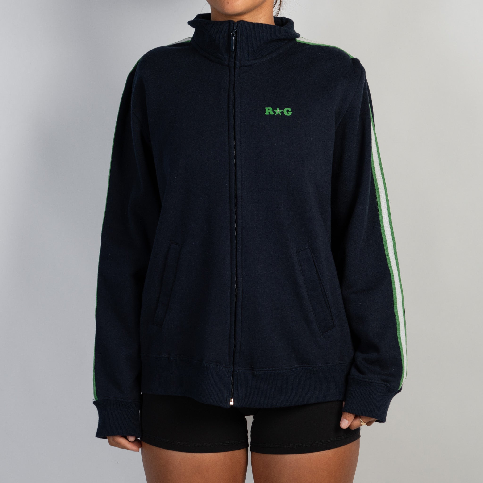 NAVY FLEECE JACKET