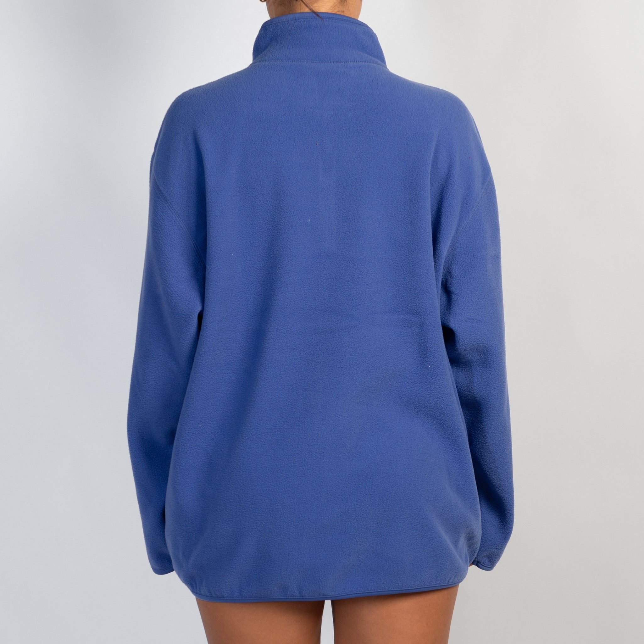 PURPLE QUARTER ZIP SWEATER