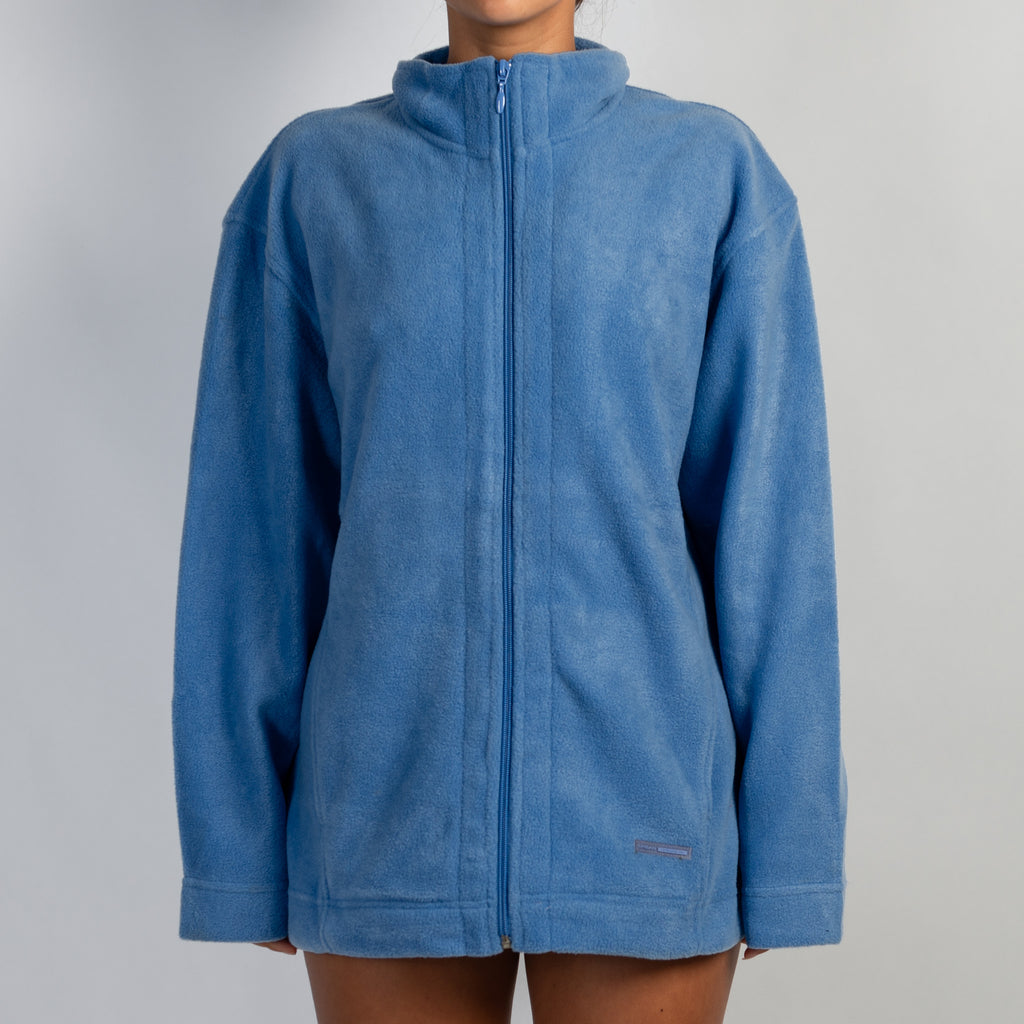 BLUE FLEECE ZIP JACKET
