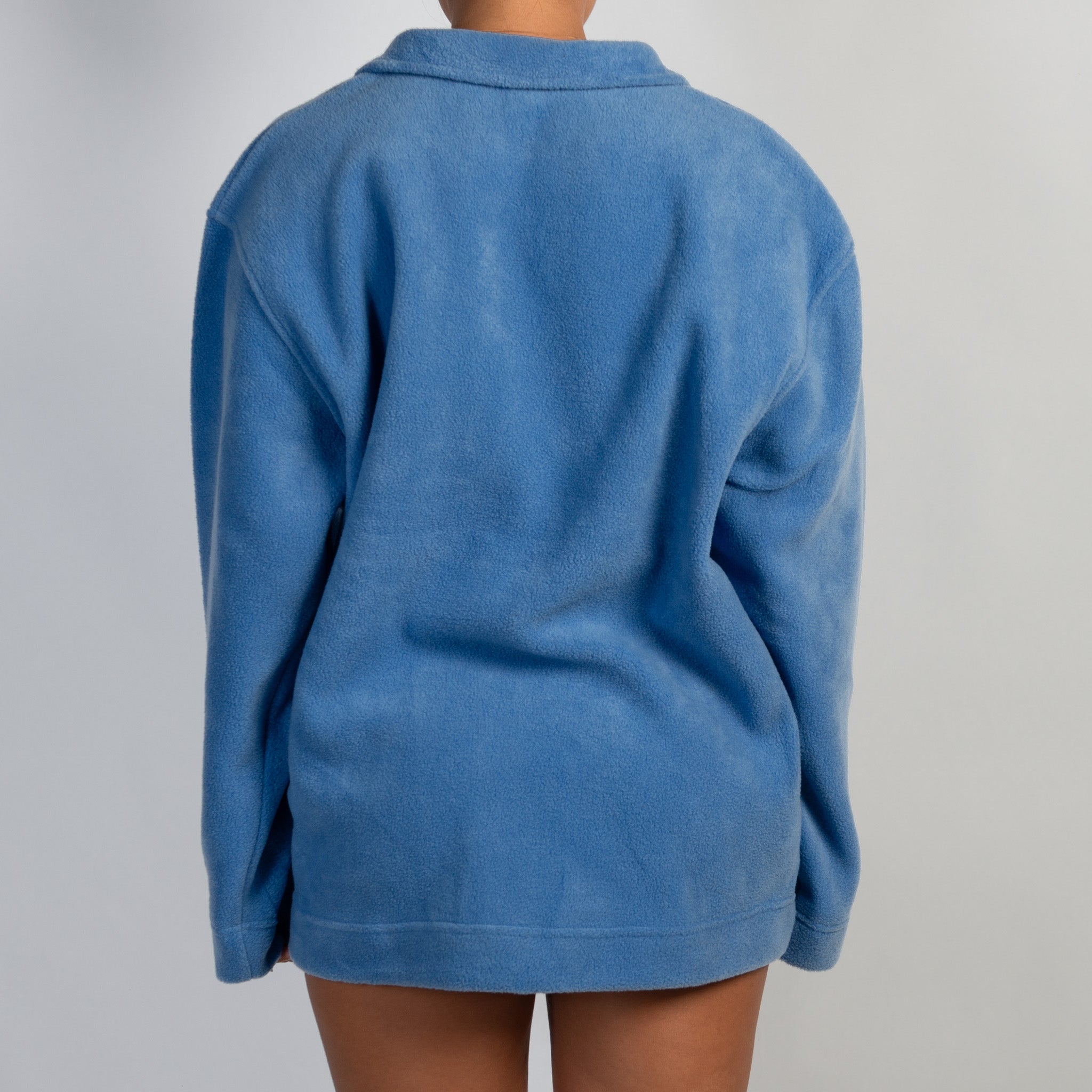 BLUE FLEECE ZIP JACKET