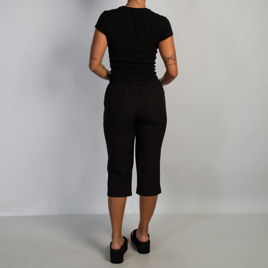 BLACK DRAWSTRING PANTS
