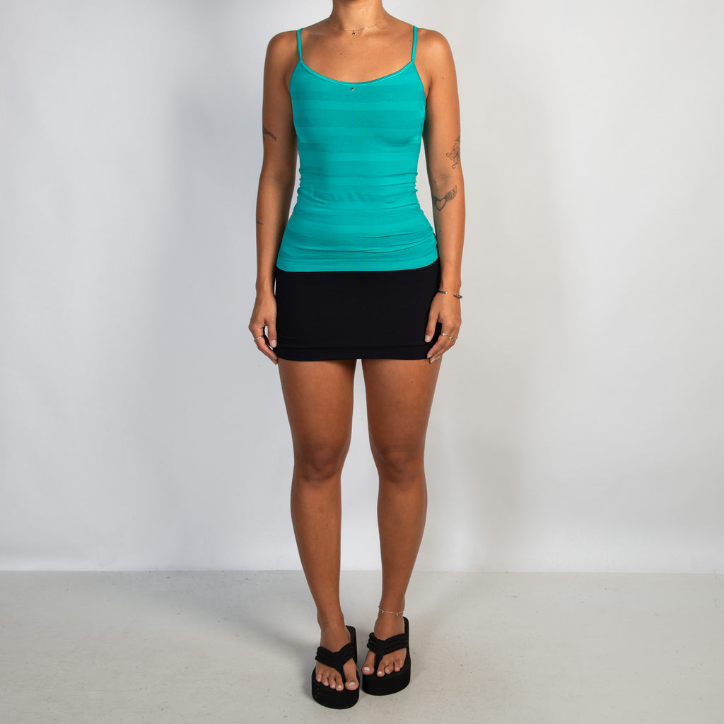 TEAL SEAMLESS TANK TOP