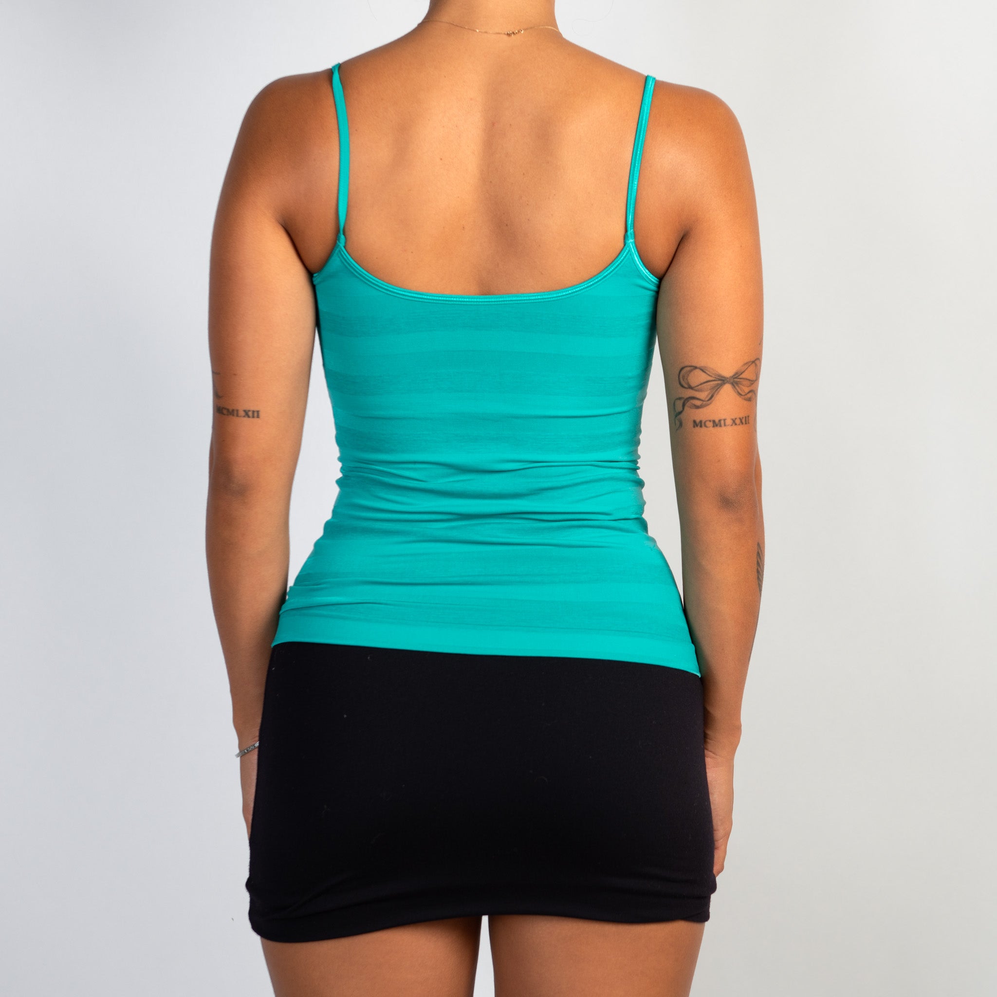 TEAL SEAMLESS TANK TOP