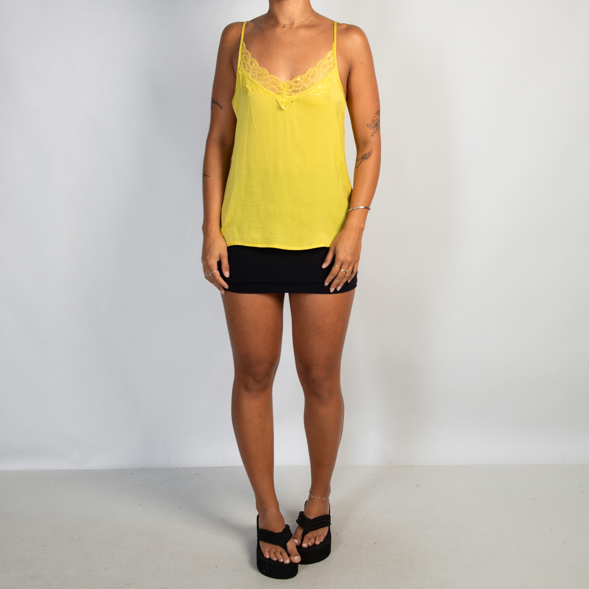 YELLOW SLIP CAMISOLE