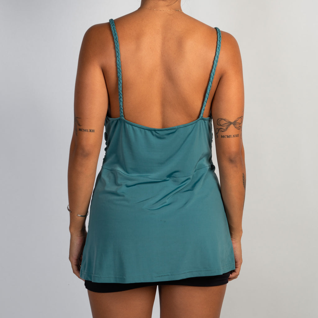 TEAL SLINKY CAMISOLE