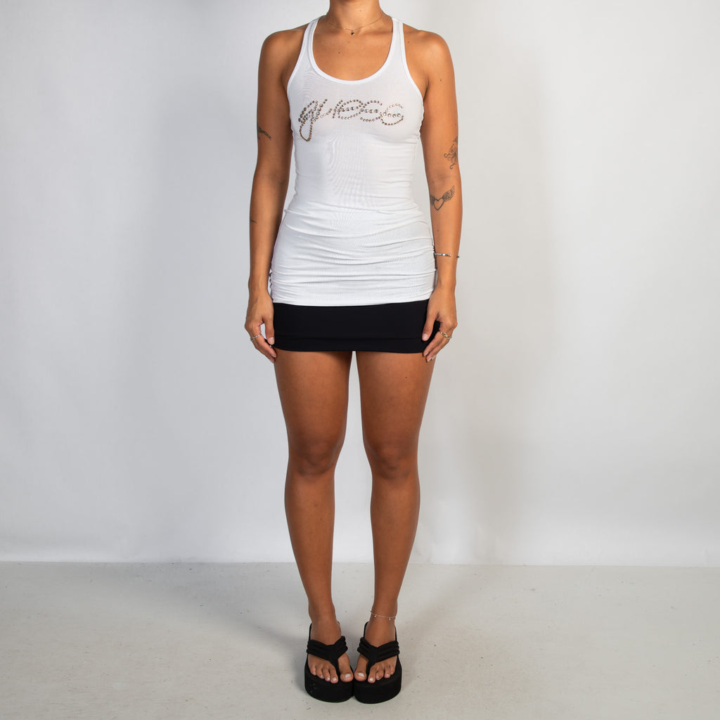 DIAMANTE SCRIPT TANK TOP
