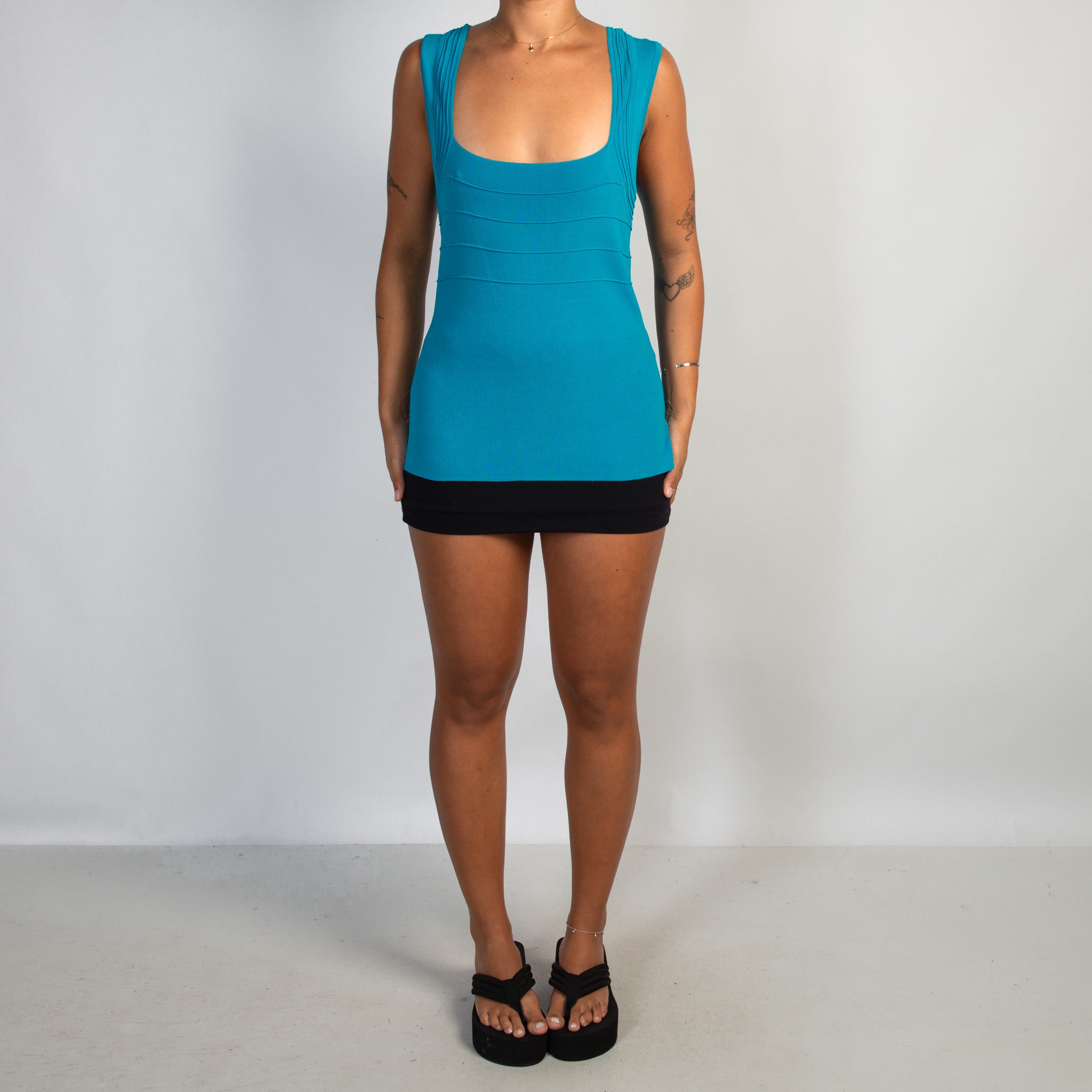 COBALT KNIT TANK TOP