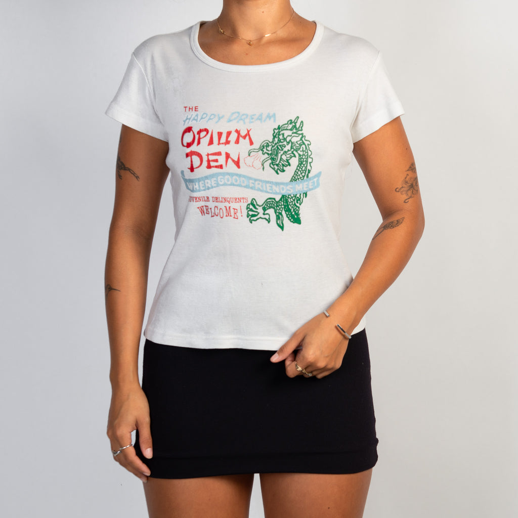 WHITE GRAPHIC BABY TEE