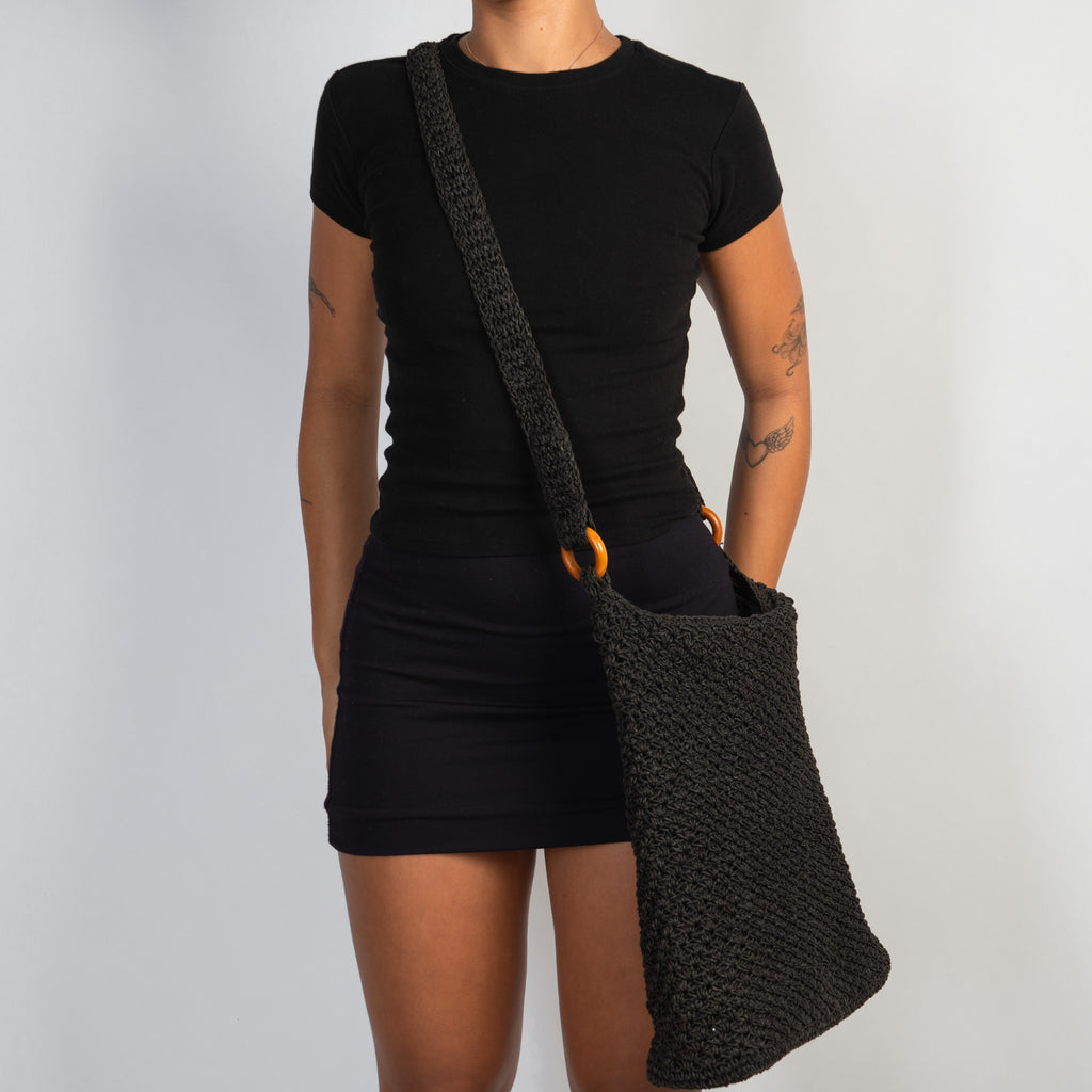 BLACK CROSSBODY BAG