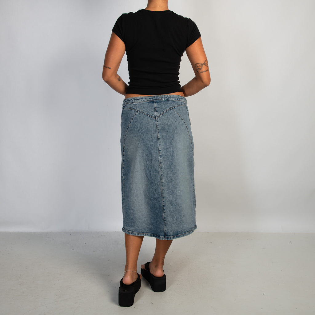 DENIM MIDI SKIRT