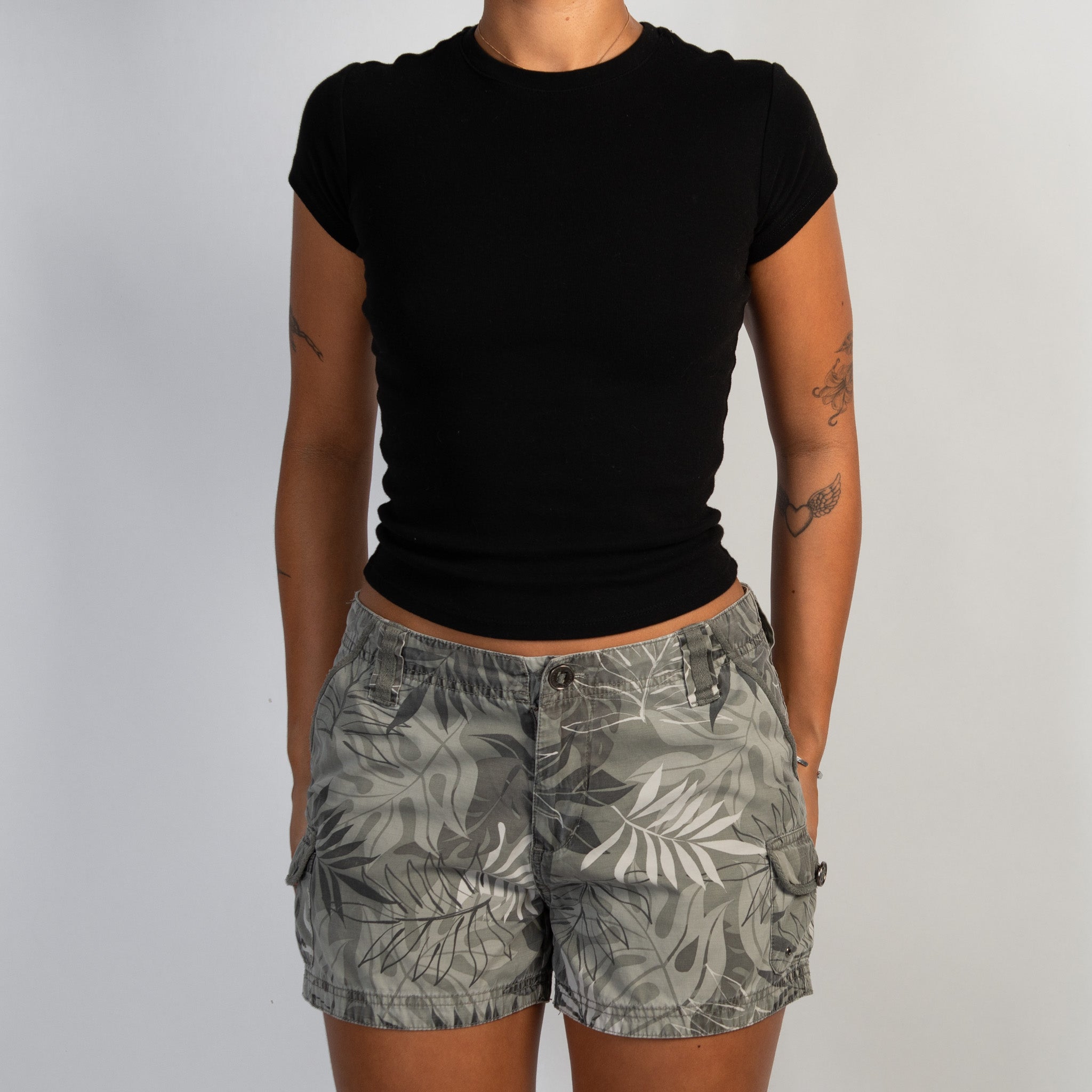 CAMOUFLAGE MINI SHORTS