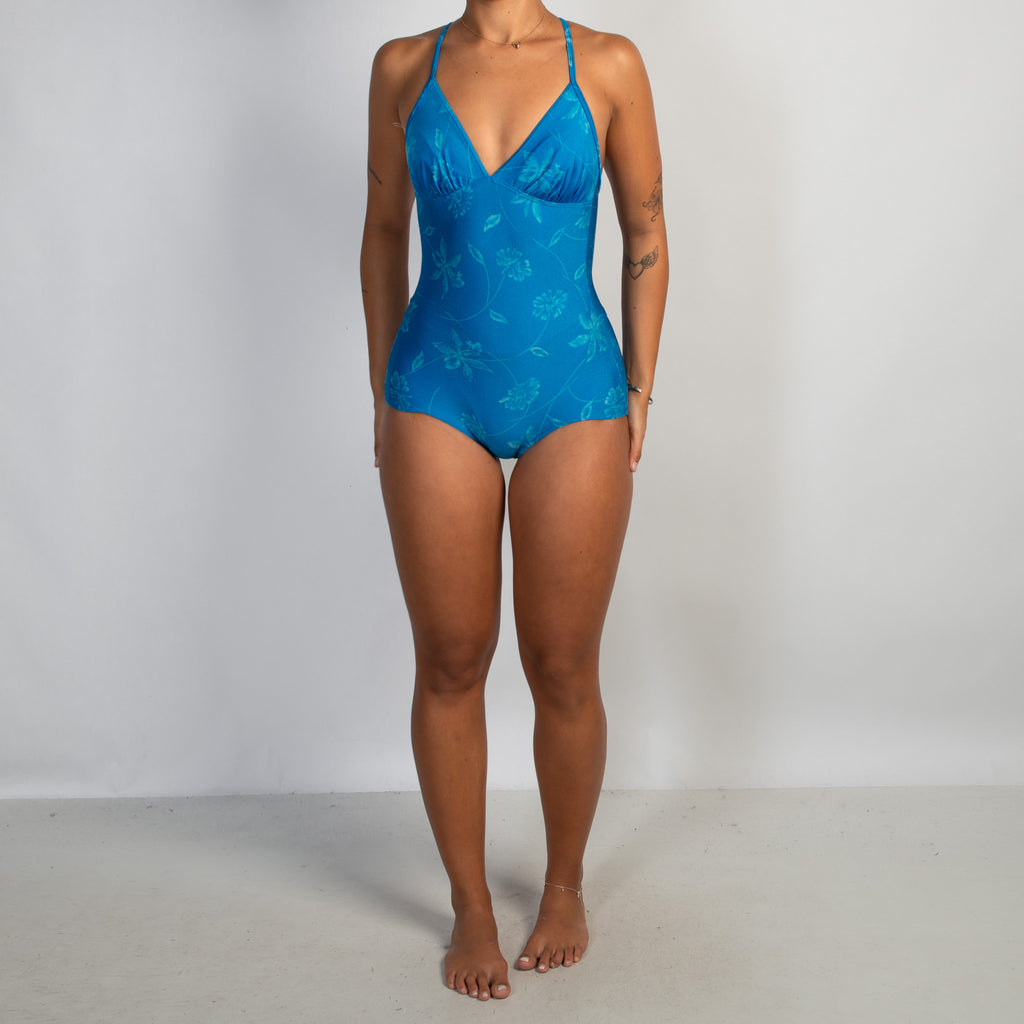 BLUE ONE PIECE SWIMSUIT