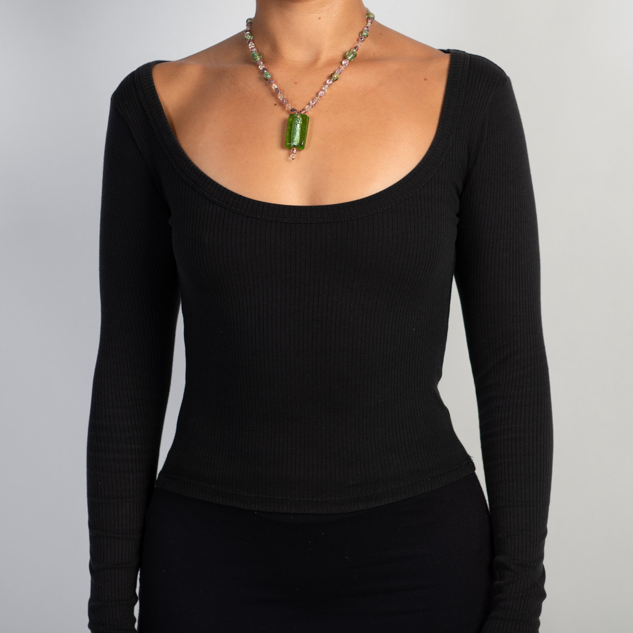 BEADED PENDANT NECKLACE