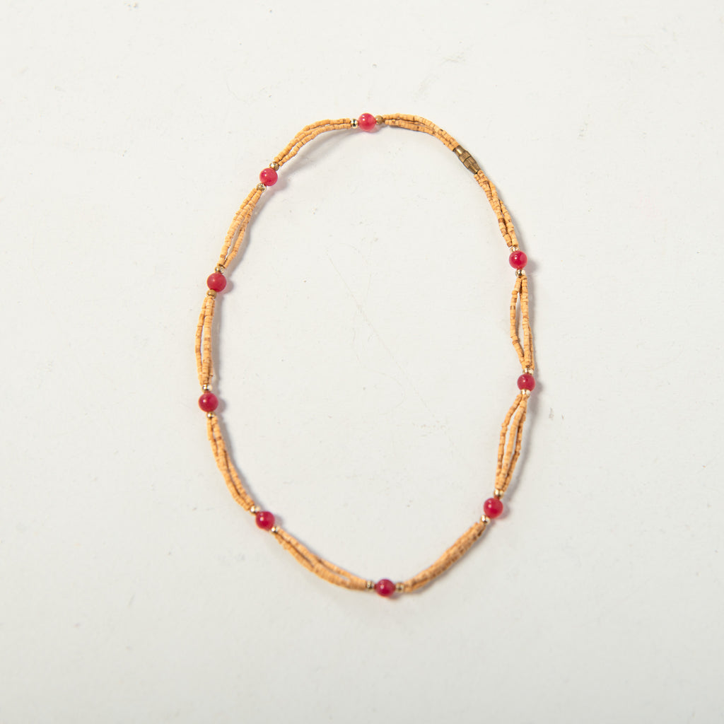 WOODEN BEAD CHOKER
