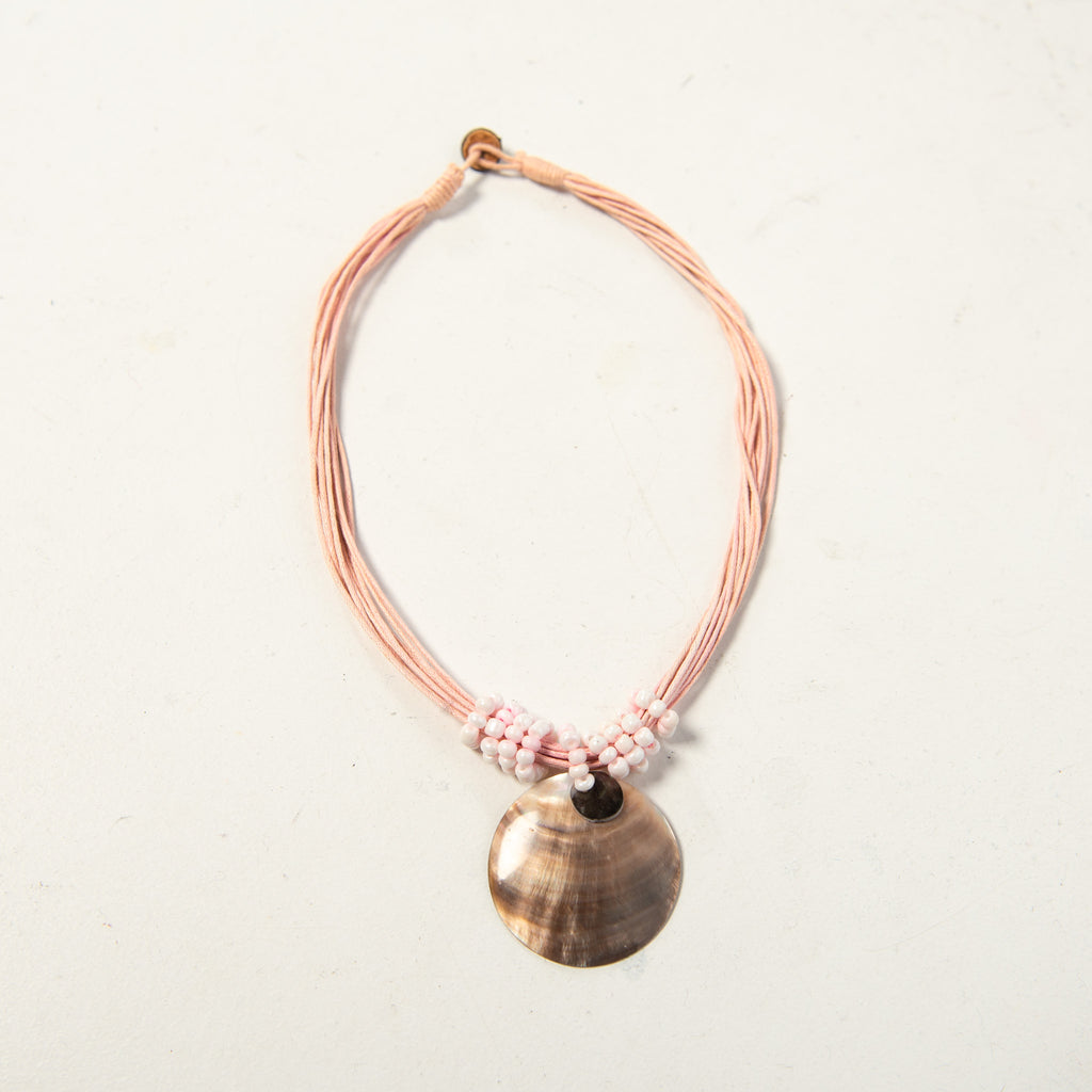 PINK SHELL NECKLACE