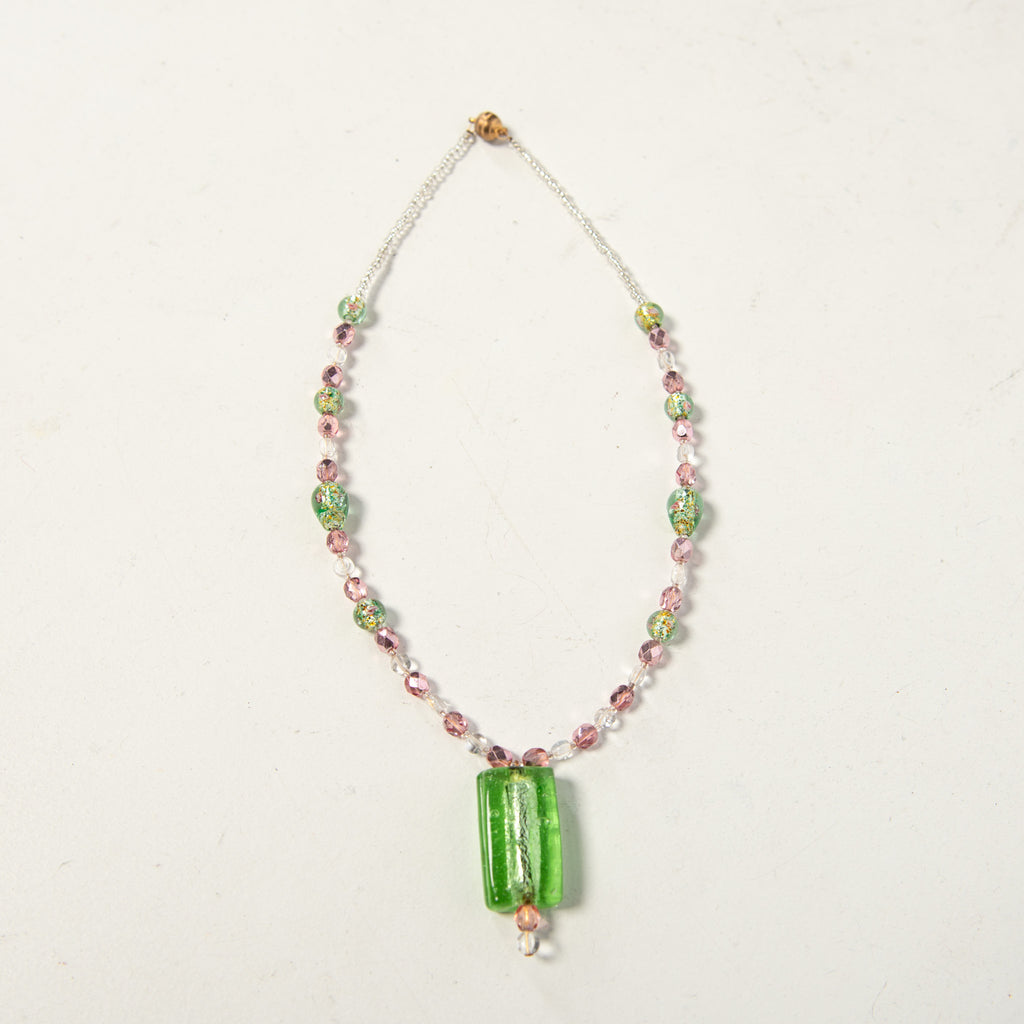 BEADED PENDANT NECKLACE