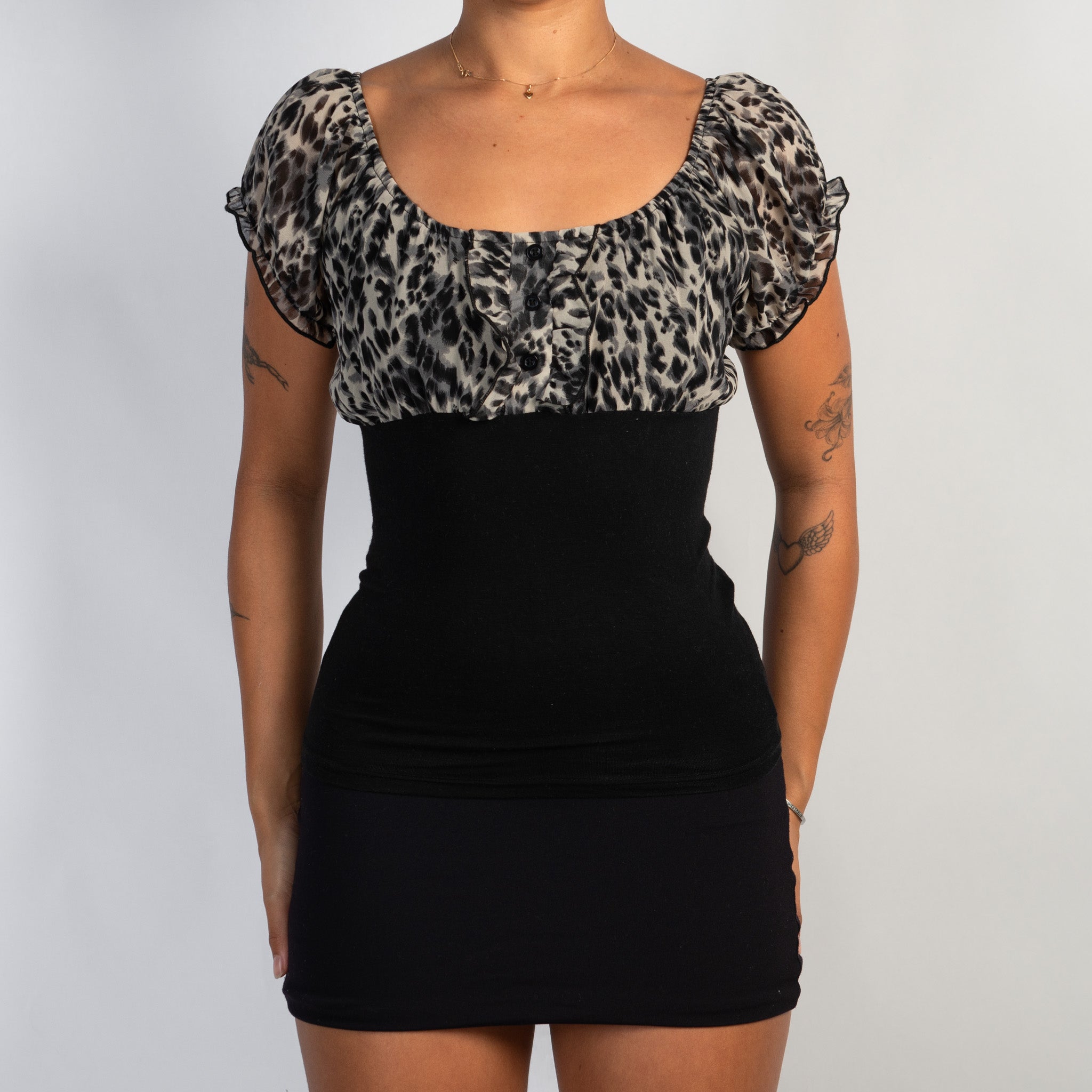 ANIMAL PRINT TOP